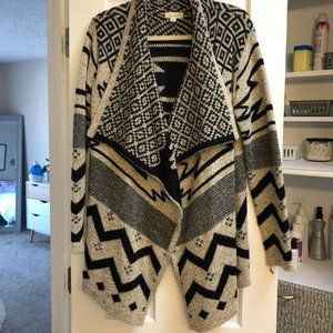 Native American pattern cardigan sweater